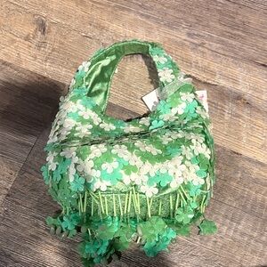 Floral Green Women's Shoulder Bag